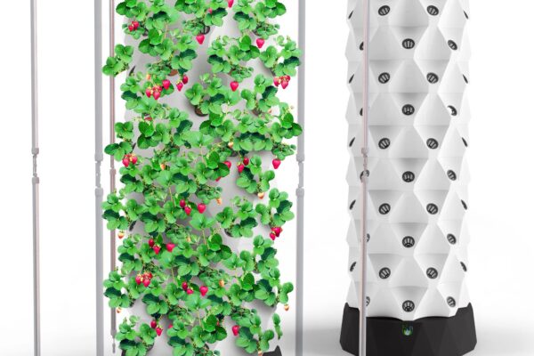 Indoor Hydroponic Garden Tower With Lights